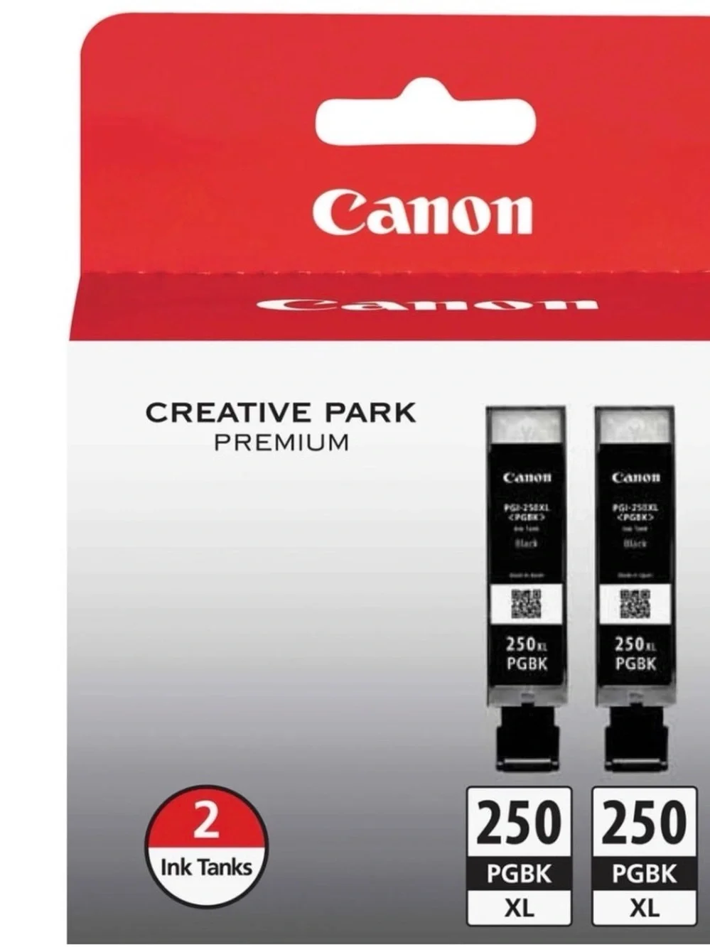 Canon PGI250XL2PK PGI-250 XL Pigment Black Ink Tank